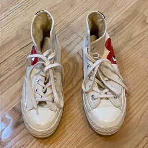 Converse x PLAY Comme des Garcons High top